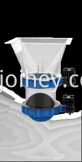 Dust collector locks air and unloads dust3